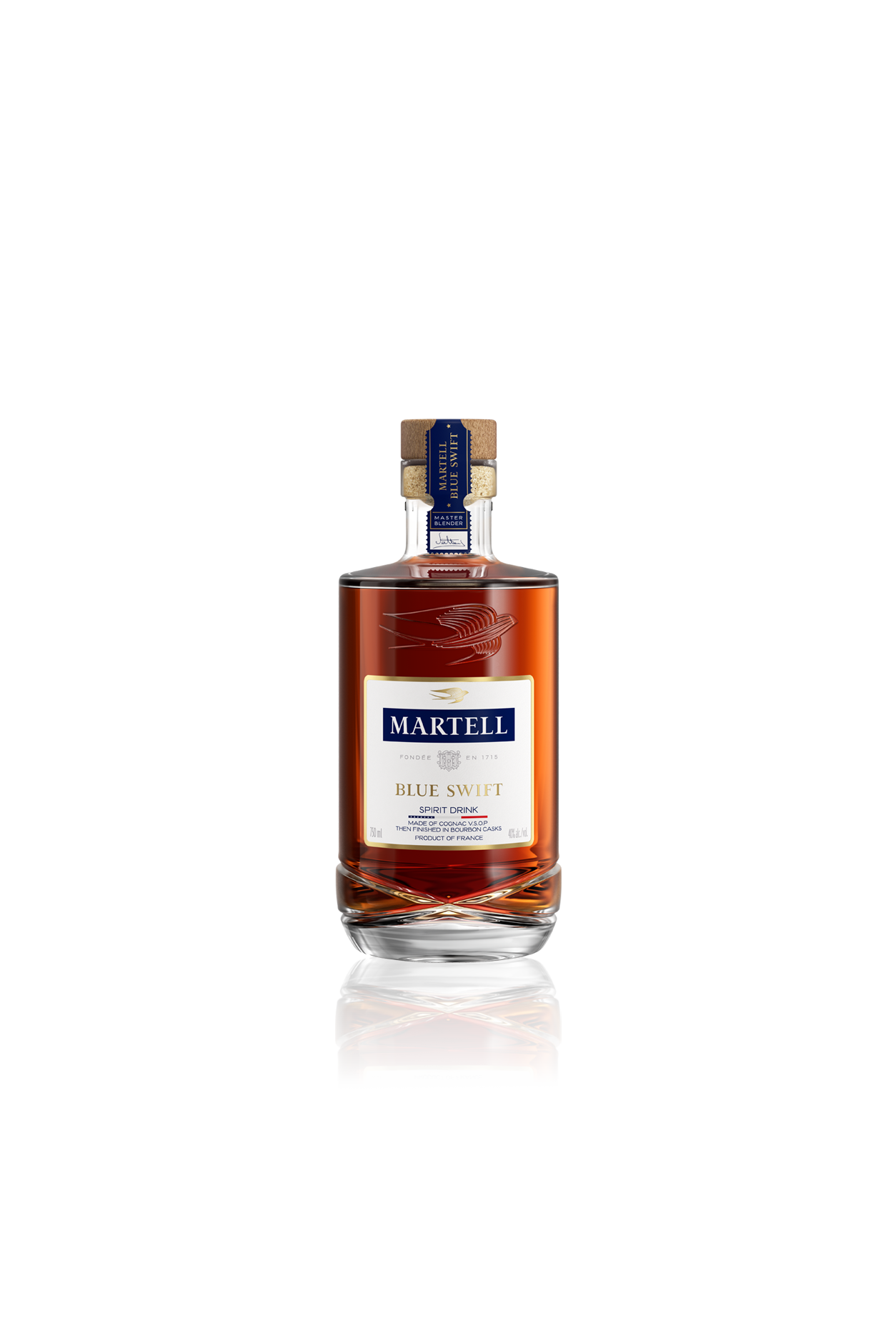 Bottle of Martell Blue Swift