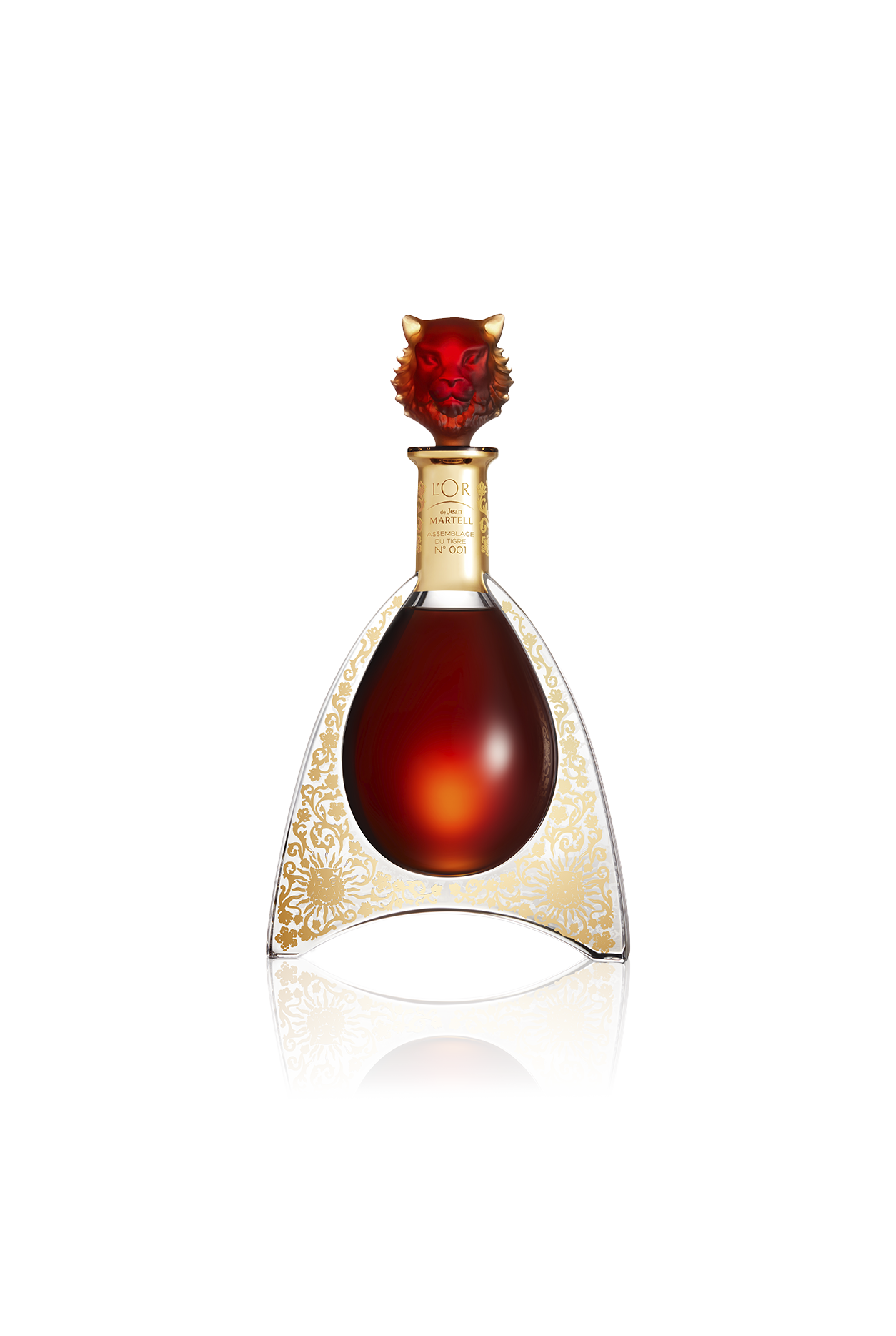 L'or de Jean Martell Zodiac edition l'Assemblage du tigre packshot
