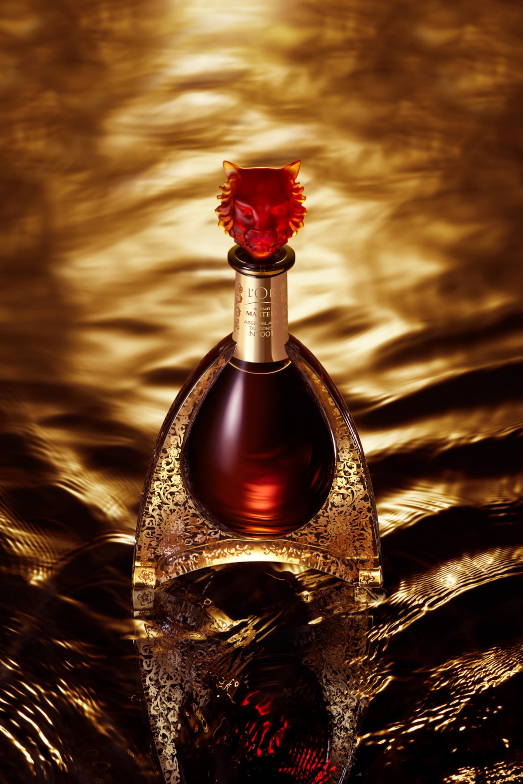 visual of the bottle L'Or de Jean Martell - Zodiac Edition L'Assemblage du Tigre